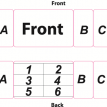 Three Tab Card Layout